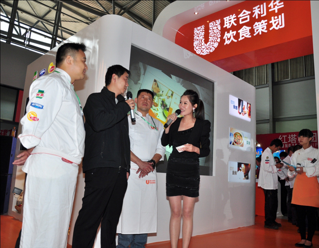 联合利华饮食策划本次的厨艺灵感主题分享区