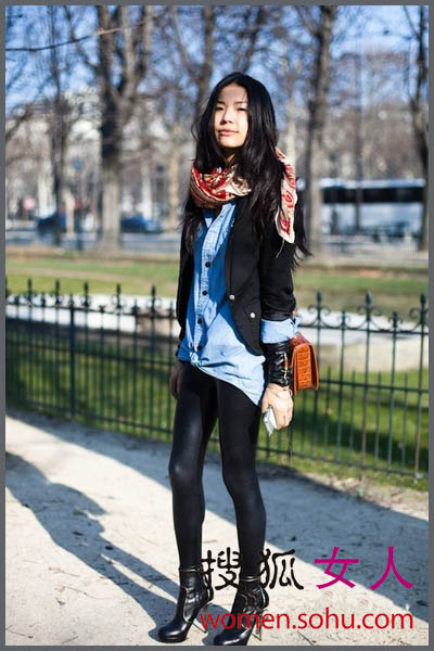 牛仔<em>衬衫</em>永恒经典单品 冬季内搭你该这么穿_新