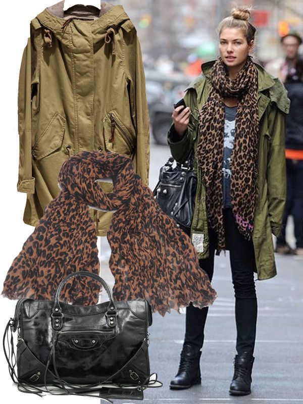 乍暖还寒初春季 欧美明星超模们的军装情结