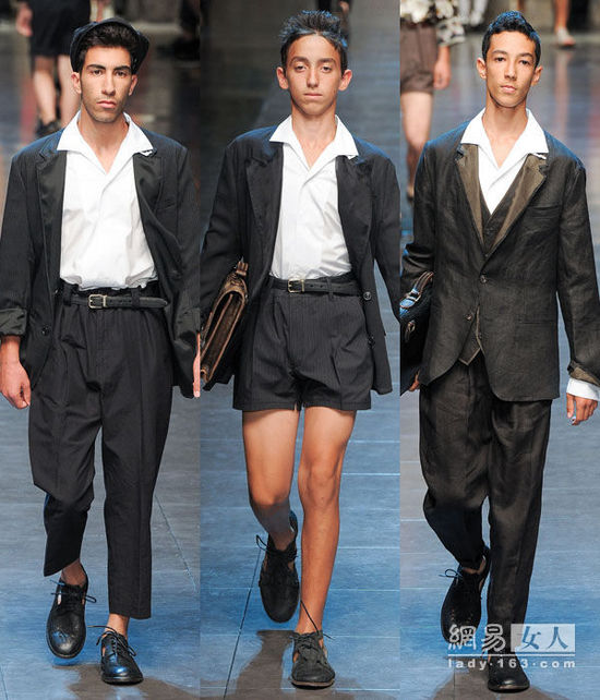 d&g 男模不卖肉 邀请平民上t台很罕见(组图)