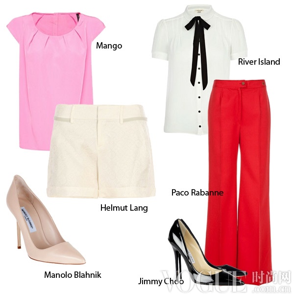 白色+亮彩:甜心搭配 青春减龄 新华网上海频道