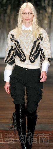 秋冬必备粗棒针织毛衣 修身短款更chic(图) 新华