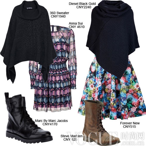 针织<em>披风</em>给你的冬季衣橱放个假 新华网上海频