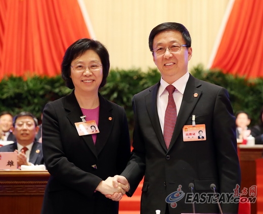 殷一璀当选上海市人大常委会主任 杨雄当选上海市长