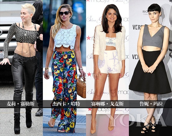 女星秀出<em>马甲线</em> 露腰造型最撩人_新华网上海频