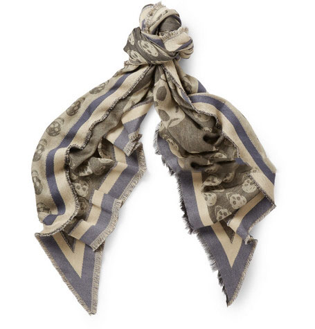 时装周搭上大围巾 男人就是要骚气亮相