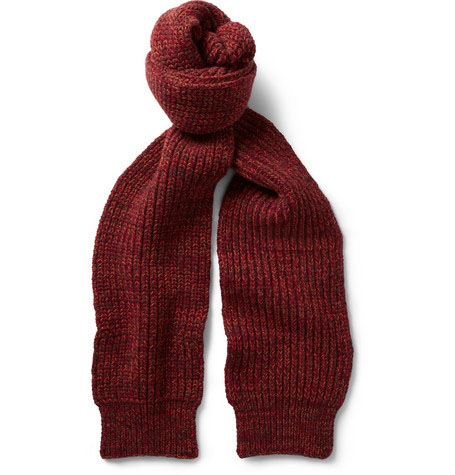 时装周搭上大围巾 男人就是要骚气亮相