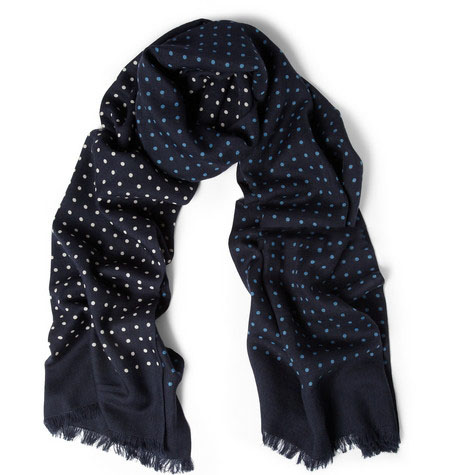 时装周搭上大围巾 男人就是要骚气亮相