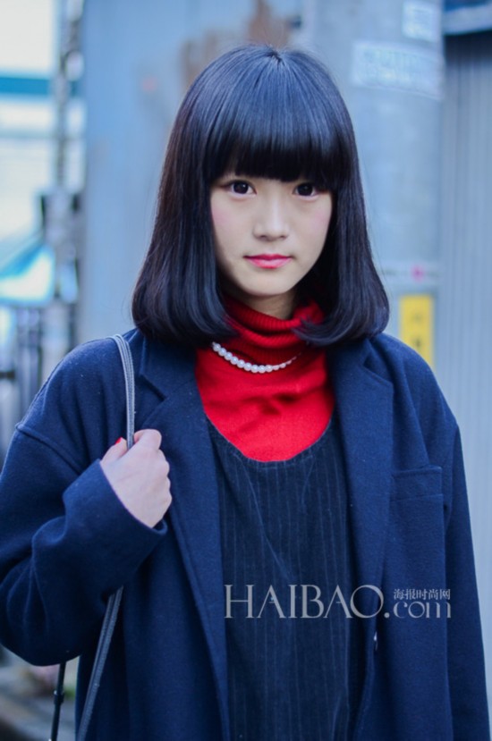 自然<em>纹理</em>mix光泽感 3月日本街拍<em>发型</em>播报_新华