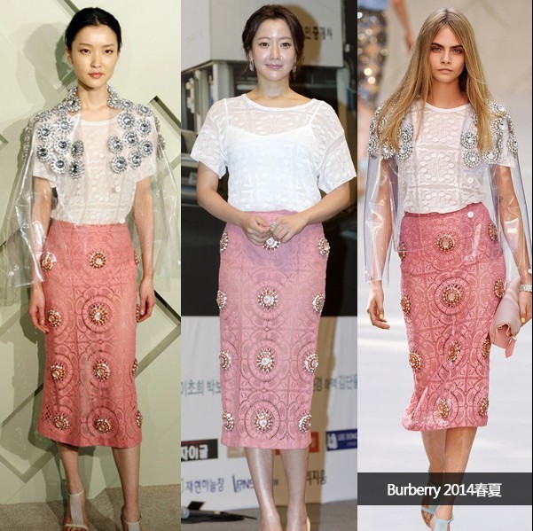 大牌衣服这么多 女星为何非穿撞衫款(图)_新华