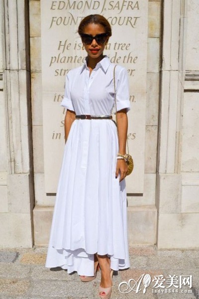 衬衫连衣裙 随意穿搭演绎潮流style