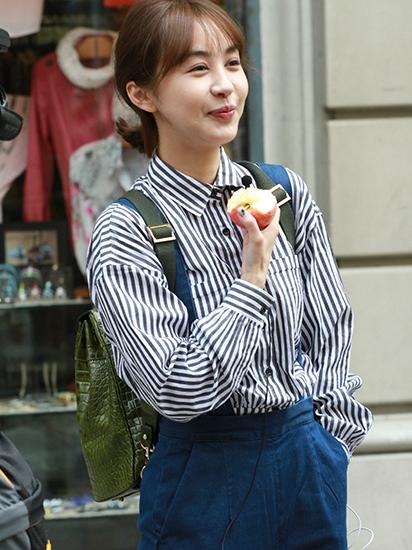 看《花儿与少年》 学明星姐姐旅行发型_新华网