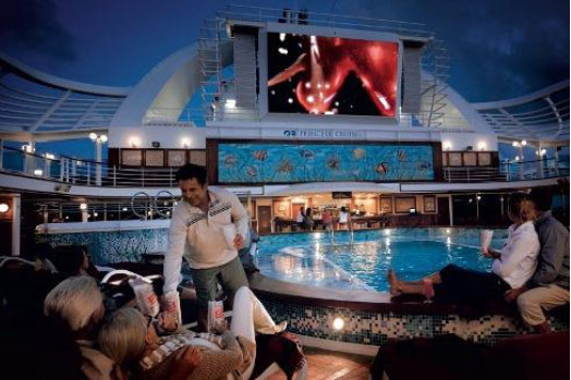 公主邮轮星空影院精彩呈现世界杯直播赛事 新