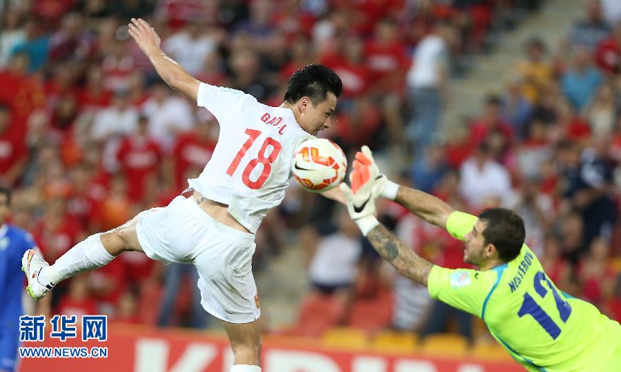 国足2:1击败乌兹别克斯坦队 亚洲杯小组提前出