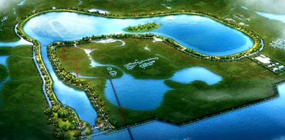 图片说明:金泽水库工程效果图 (图片来源网络)