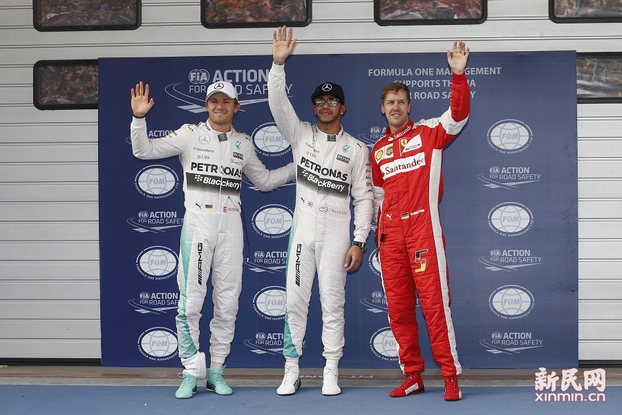 F1中国站:汉密尔顿杆位 kimi第6头哥第18