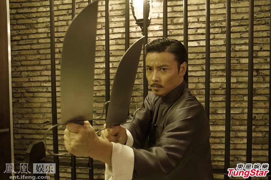 《叶问3》打戏生意外 张晋误伤甄子丹[高清图