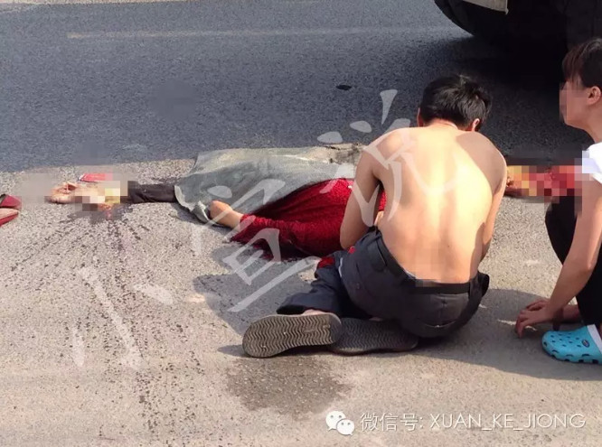 宝山区一土方车避让占道车 不幸将一女子碾死