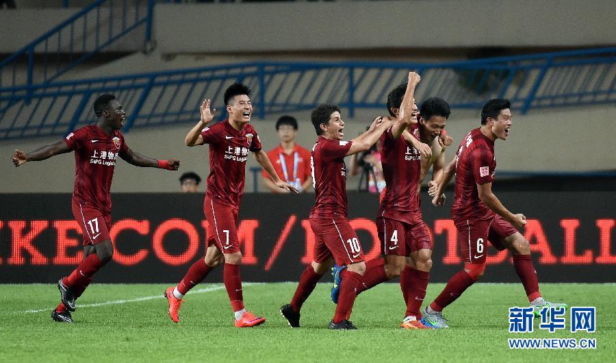 中超: 上海上港 客场3比2胜广州富力