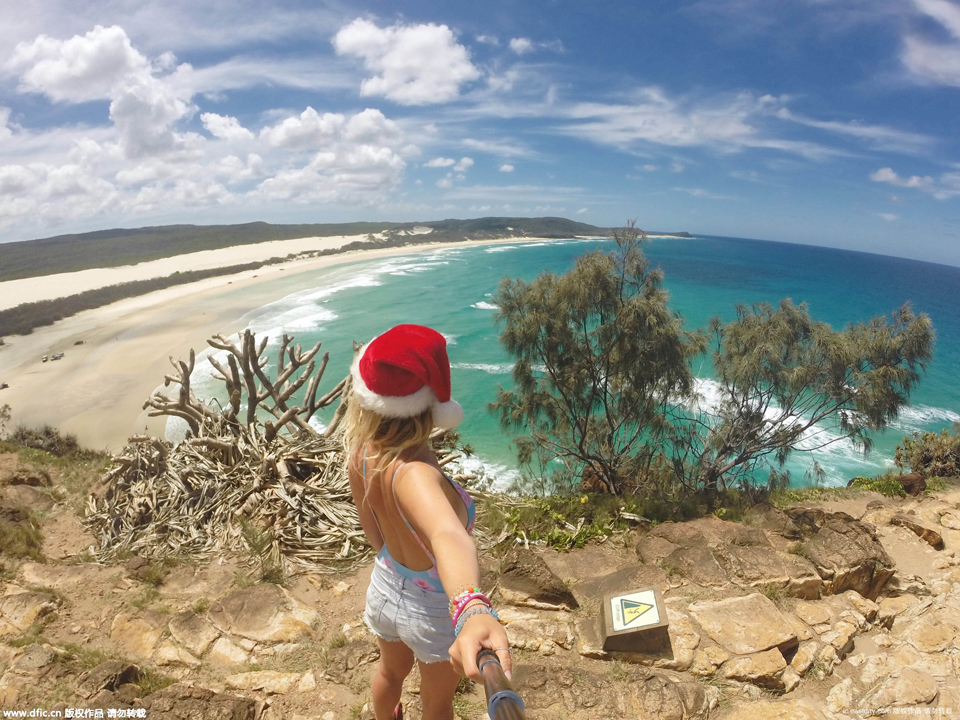 全世界最好的工作:21岁美女博主靠旅行晒照挣