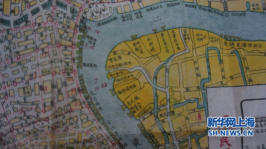 观察|一张老地图揭秘66年前的上海市街图