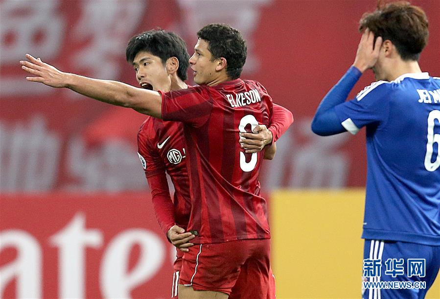 亚冠联赛:上海上港胜水原三星蓝翼