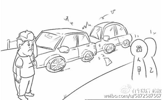 被追尾了,老司机都是这么处理的