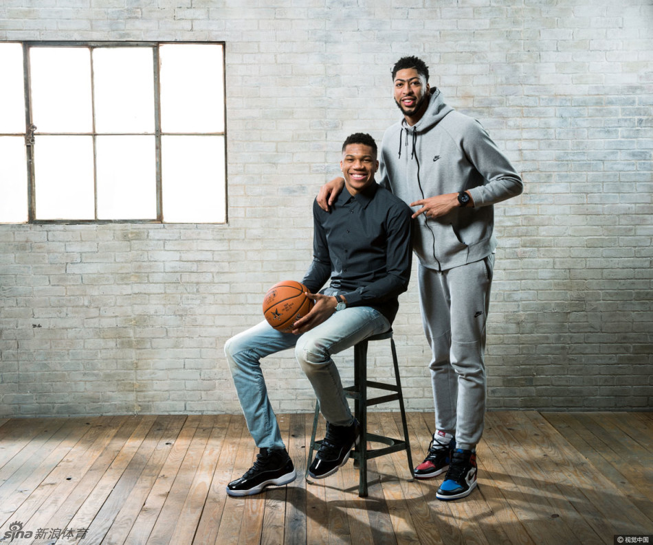 NBA全明星群星拍写真 KD浓眉库里亮相