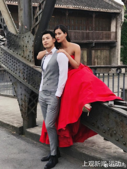 施扬、陆滢 中国游泳迎第一对夫妻档