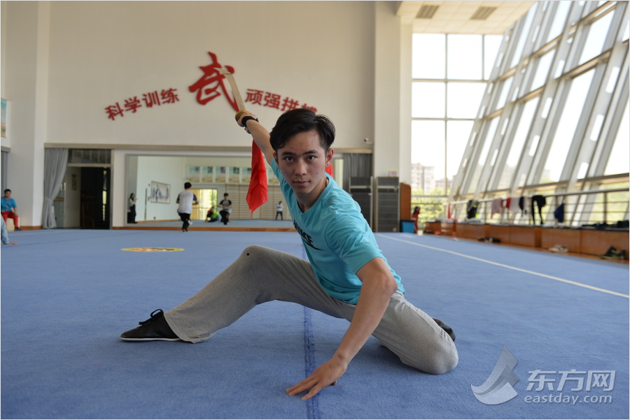 练武艺备战全国学生运动会