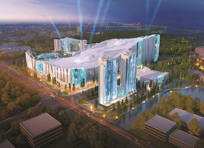 上海“冰雪之星”有全球最大室内滑雪场 计划2022年开放