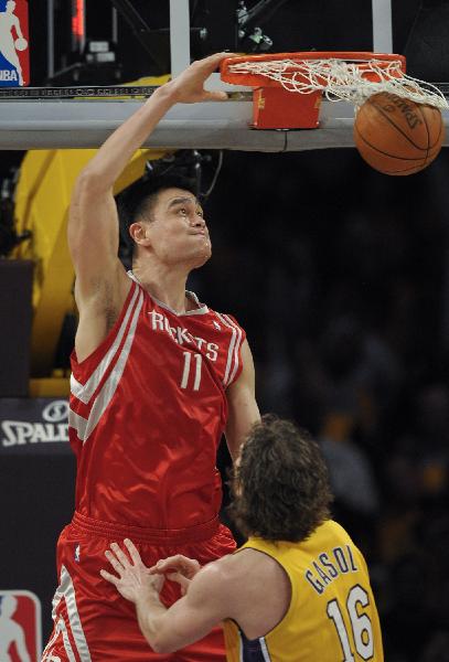 组图:姚明nba之路