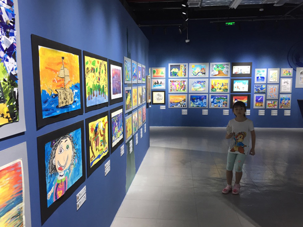“与世界对画”国际儿童创意画展在上海举行