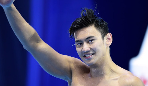 宁泽涛勇夺喀山游泳世锦赛男子100米自由泳金